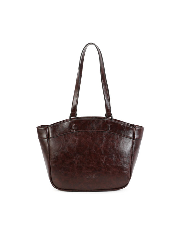 Cabas porté épaule marron