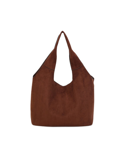 Cabas porté épaule 2 en 1  brun