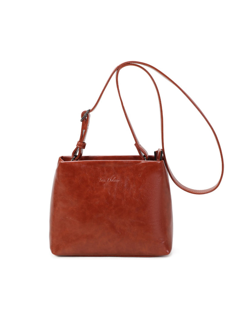 Sac bandoulière camel