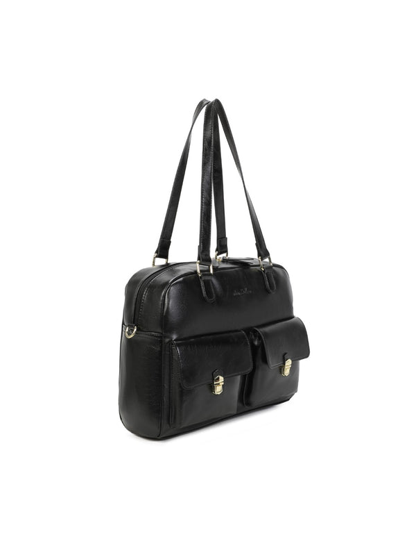 Cabas multipoches noir