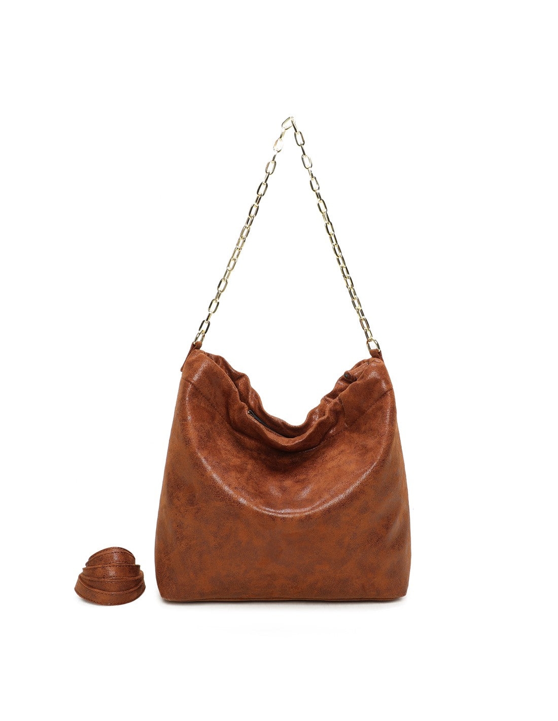 Cabas porté épaule camel