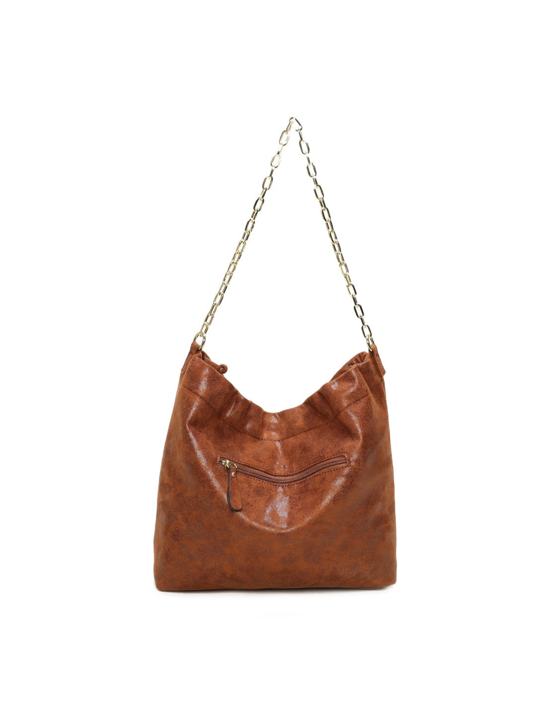 Cabas porté épaule camel