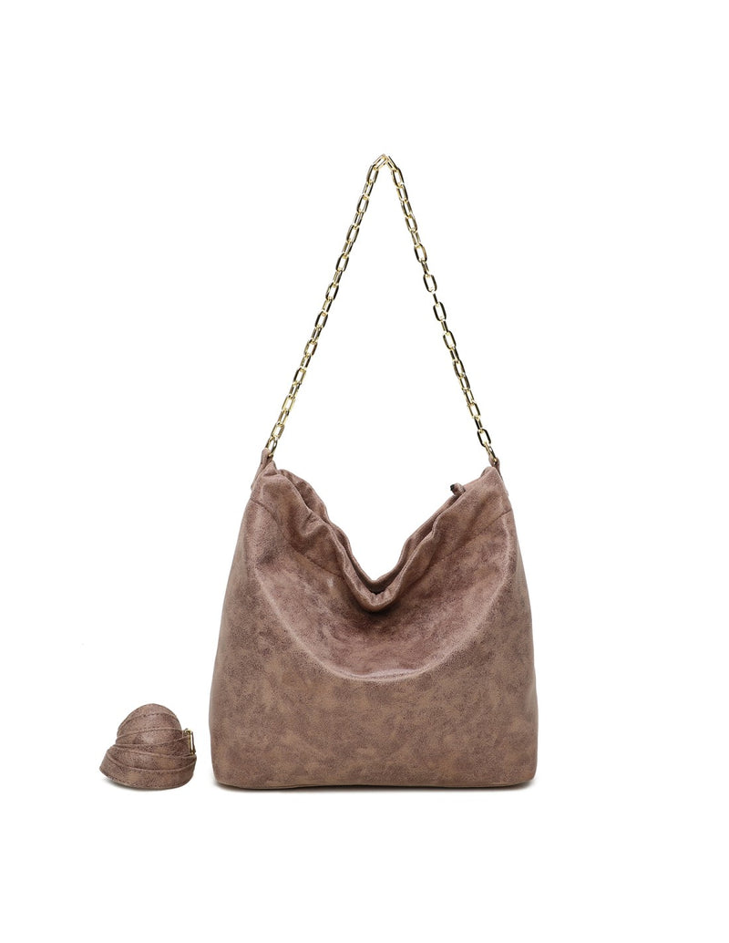 Cabas porté épaule cappuccino