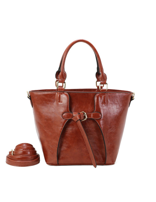 Sac porté main camel