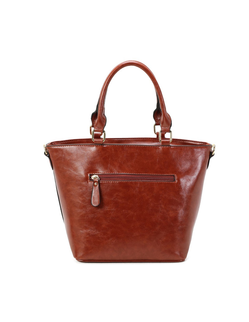 Sac porté main camel