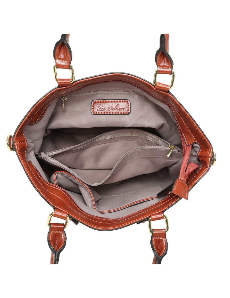 Sac porté main camel