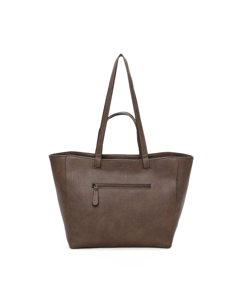 Cabas format A4 marron