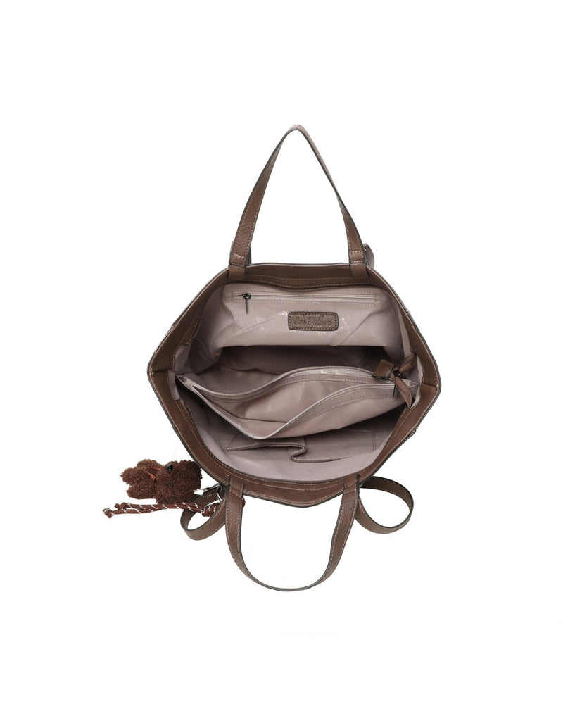 Cabas format A4 marron