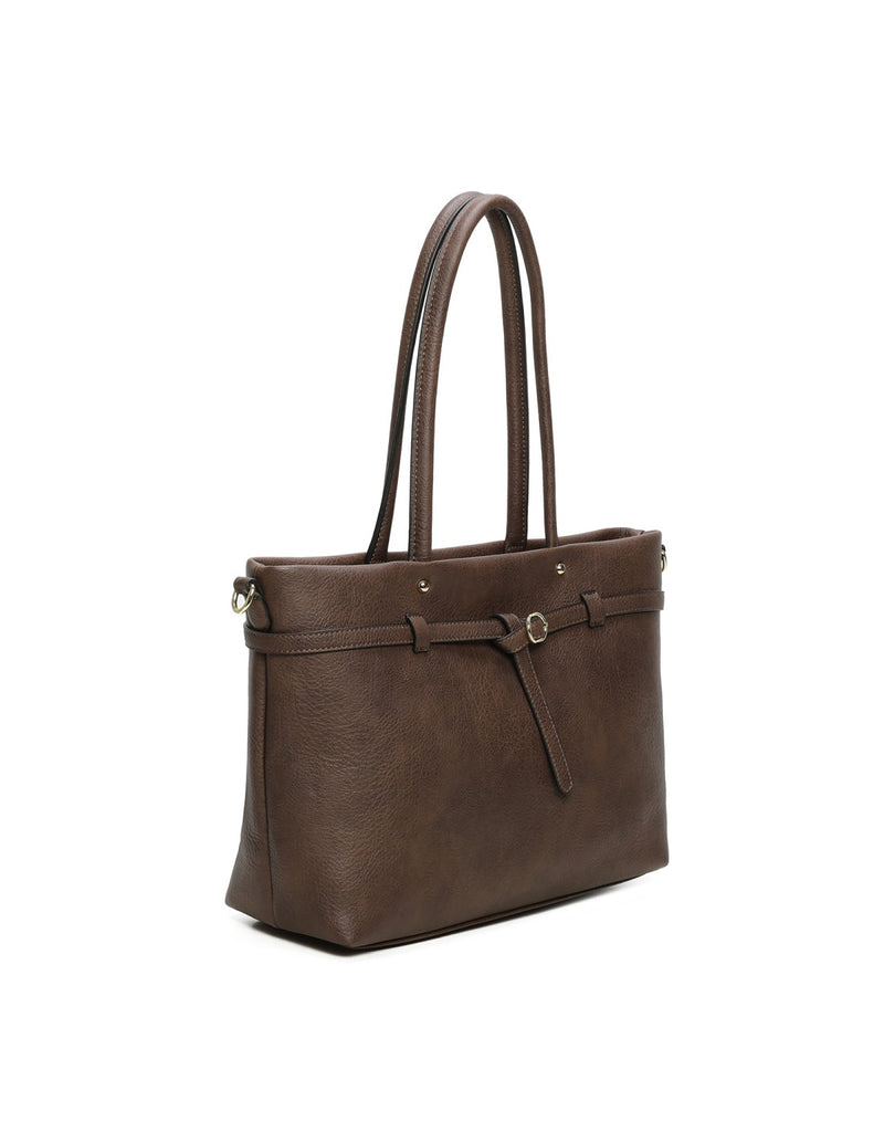 Cabas porté épaule marron