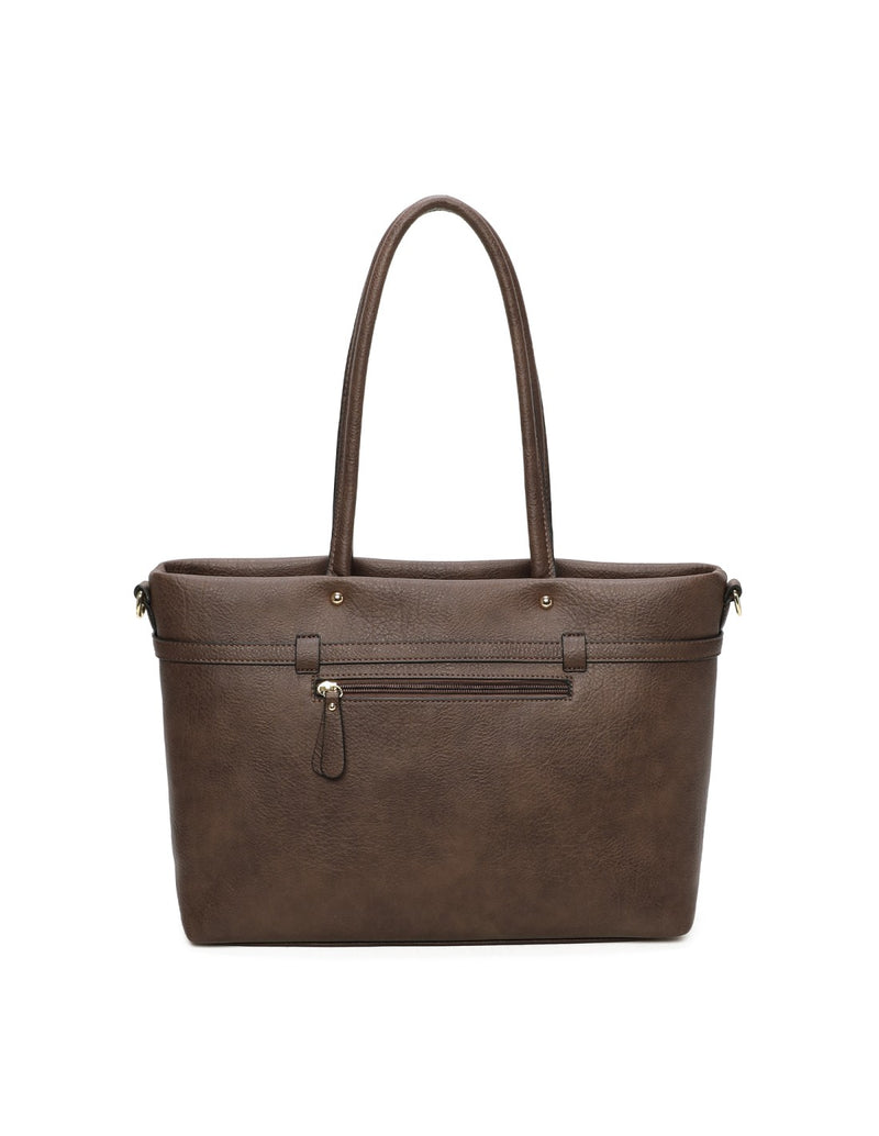 Cabas porté épaule marron