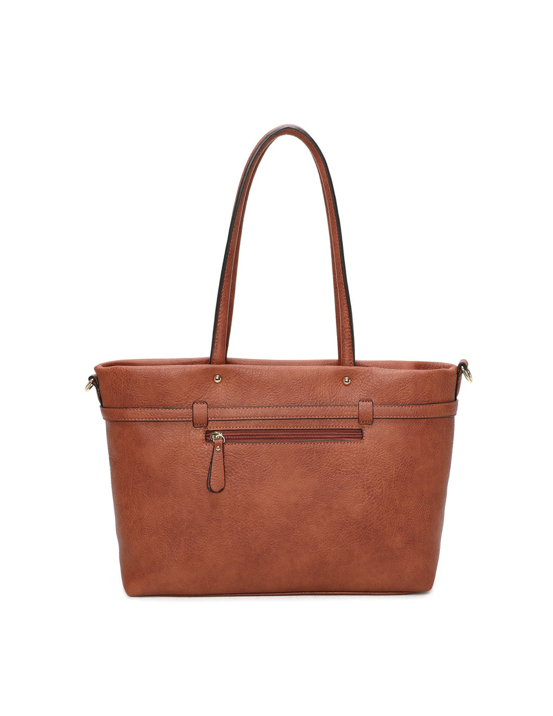 Cabas porté épaule camel