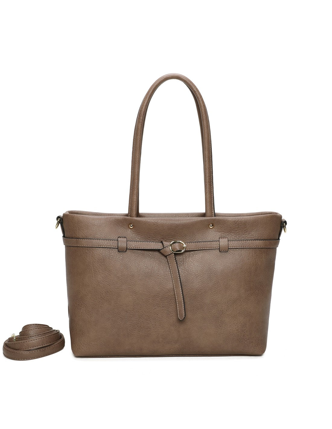 Cabas porté épaule cappuccino