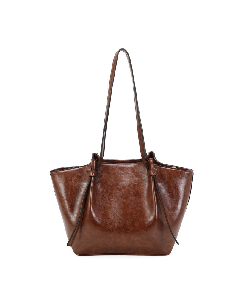 Cabas porté épaule choco