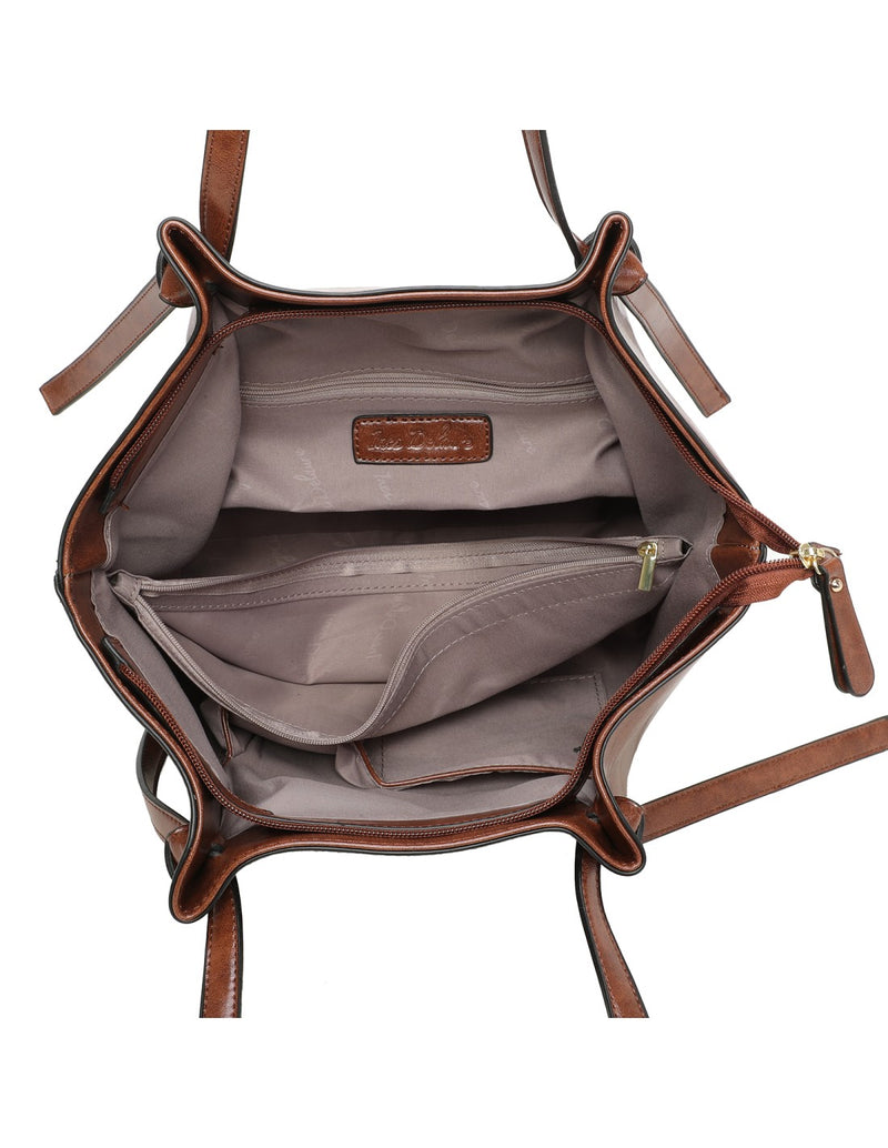 Cabas porté épaule choco