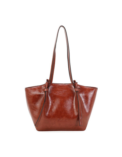 Cabas porté épaule camel