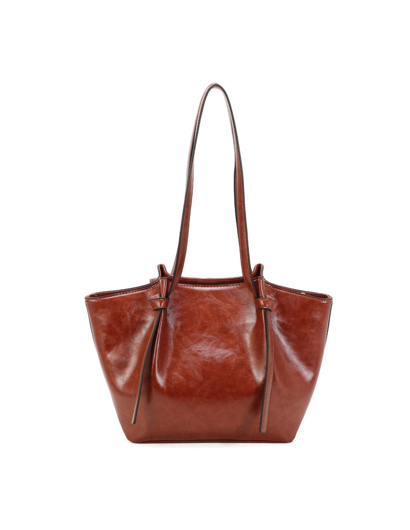 Cabas porté épaule camel