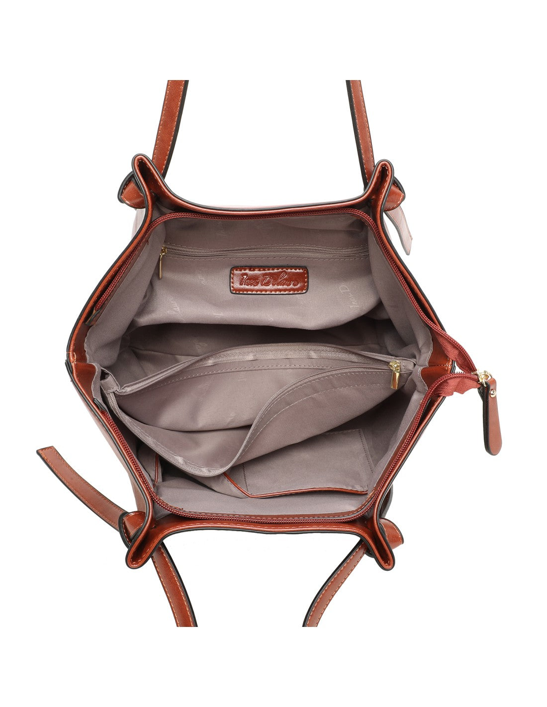 Cabas porté épaule camel