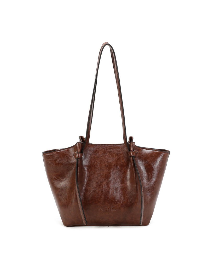 Cabas porté épaule choco