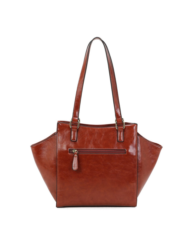 Cabas porté épaule camel