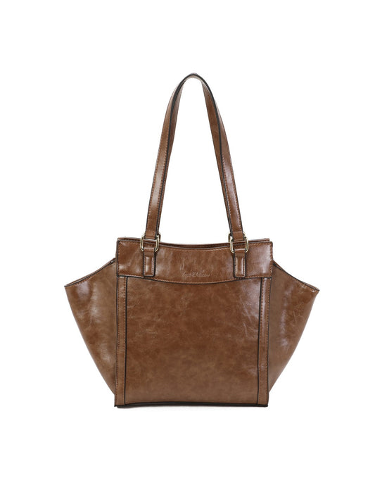 Cabas porté épaule cappuccino