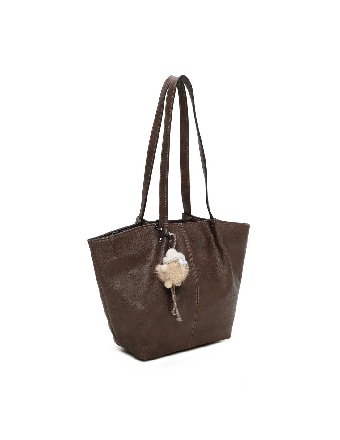 Sac porté épaule marron