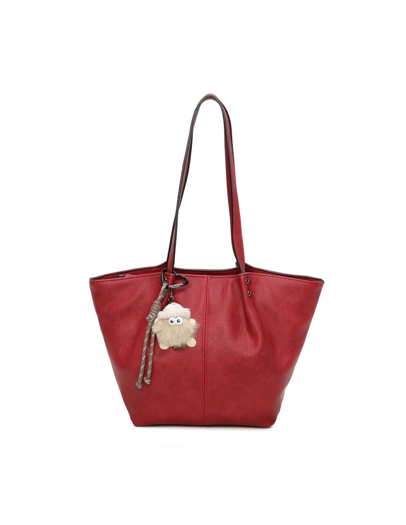 Sac porté épaule rouge