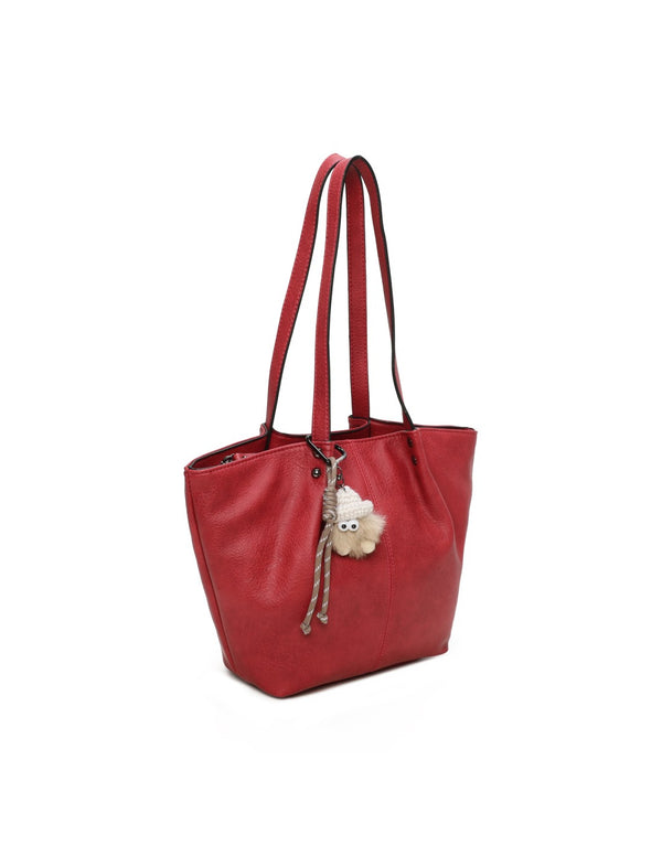 Sac porté épaule rouge