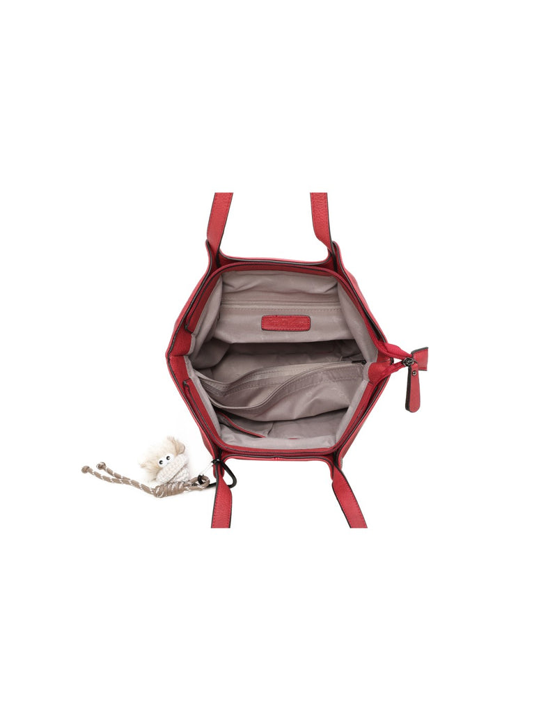 Sac porté épaule rouge