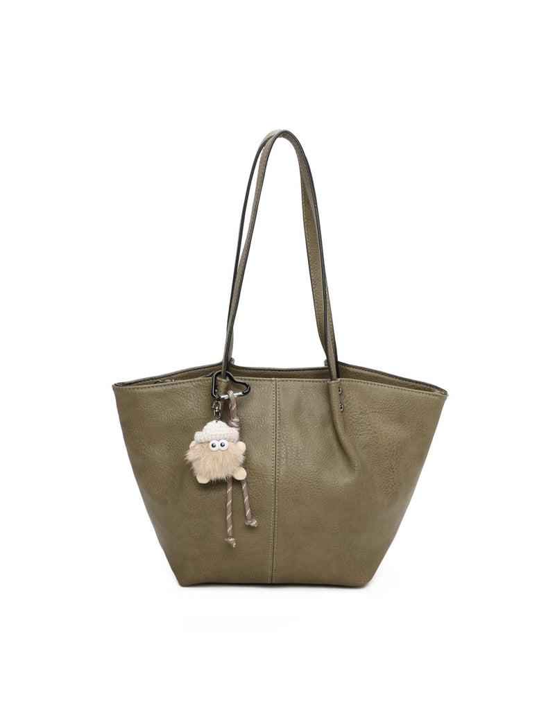 Sac porté épaule kaki