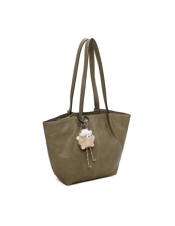 Sac porté épaule kaki