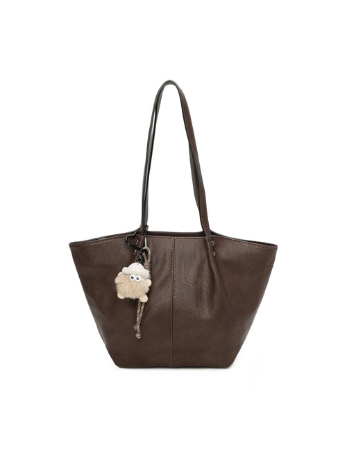 Sac porté épaule marron