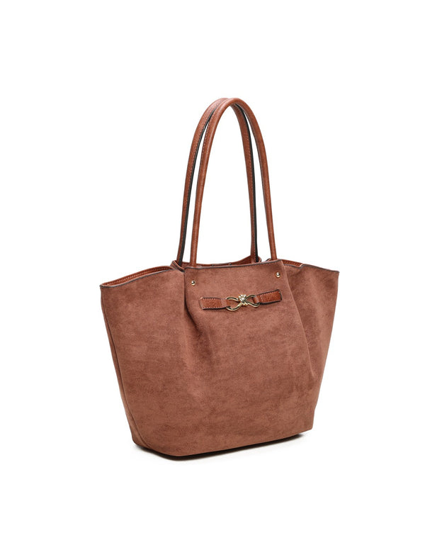 Cabas bimatière camel