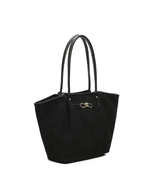 Cabas bimatière noir