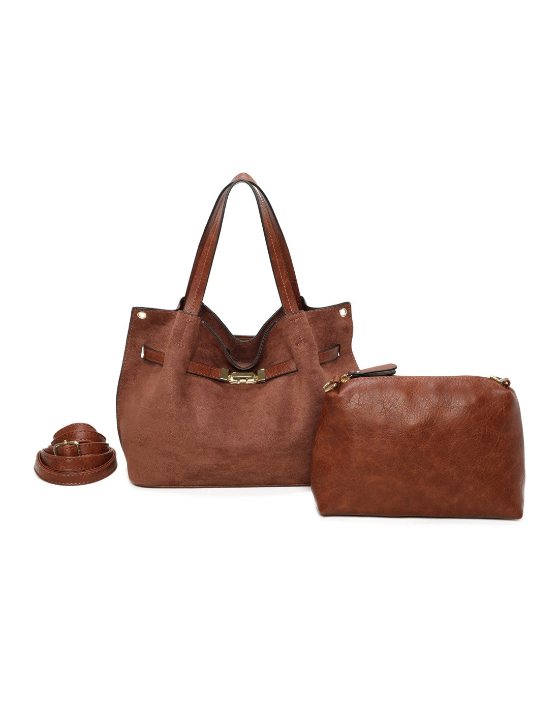 Sac porté main camel