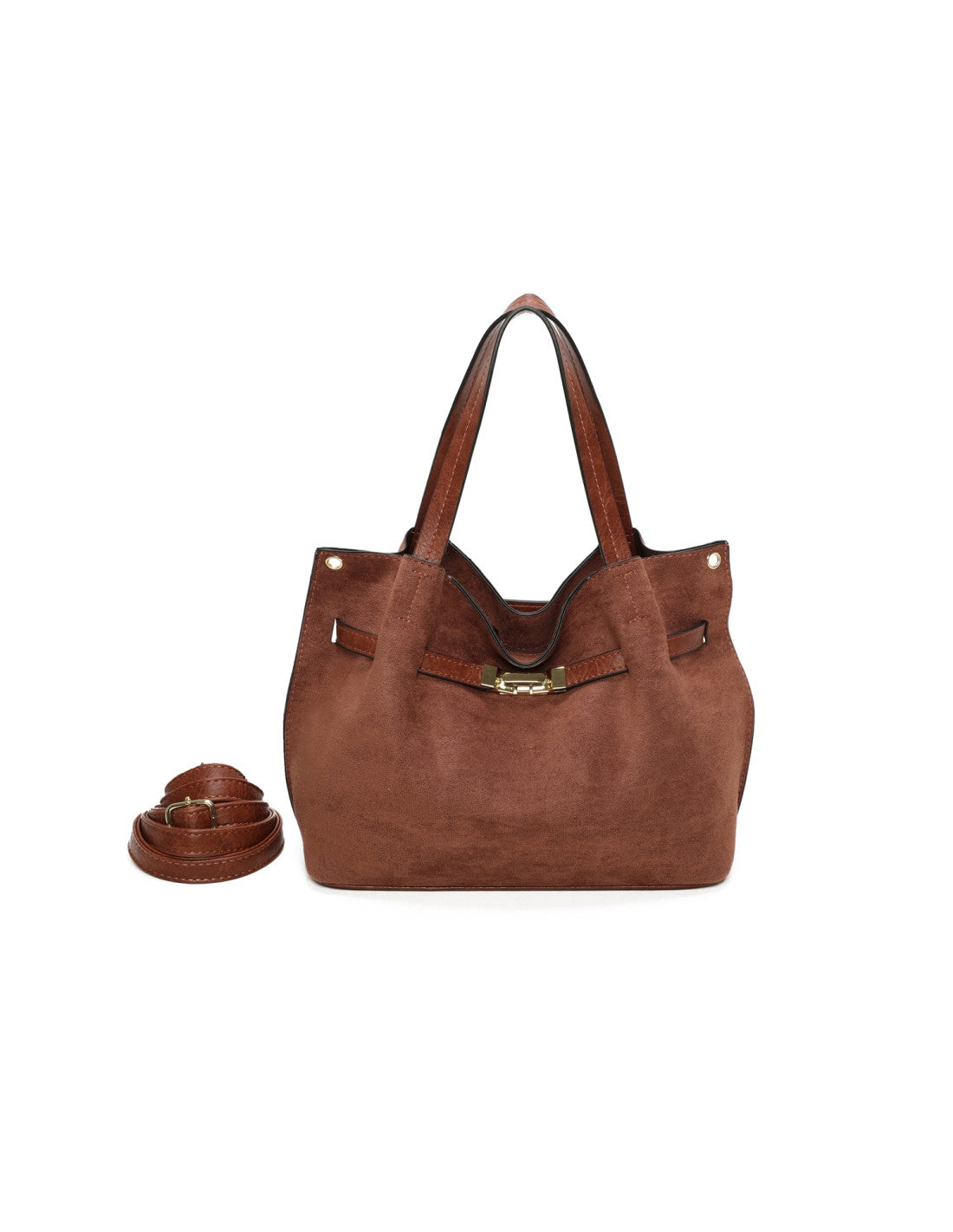 Sac porté main camel