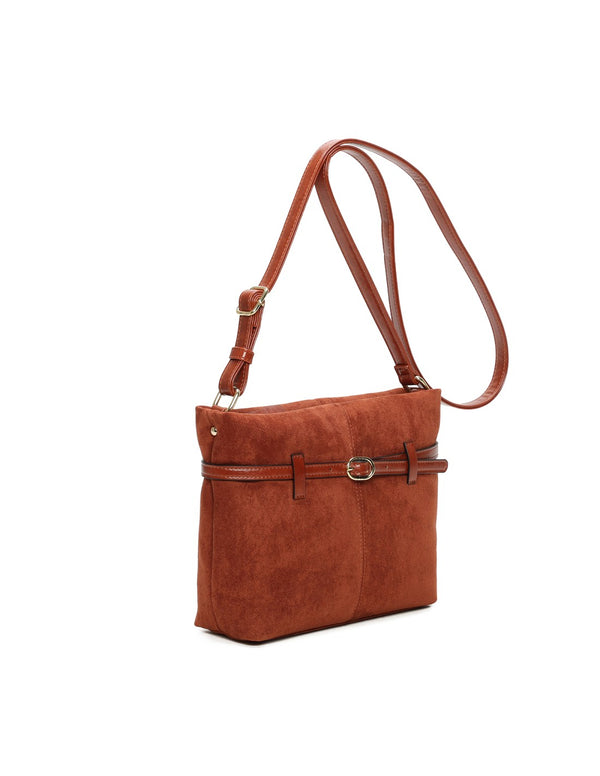 Sac bandoulière camel