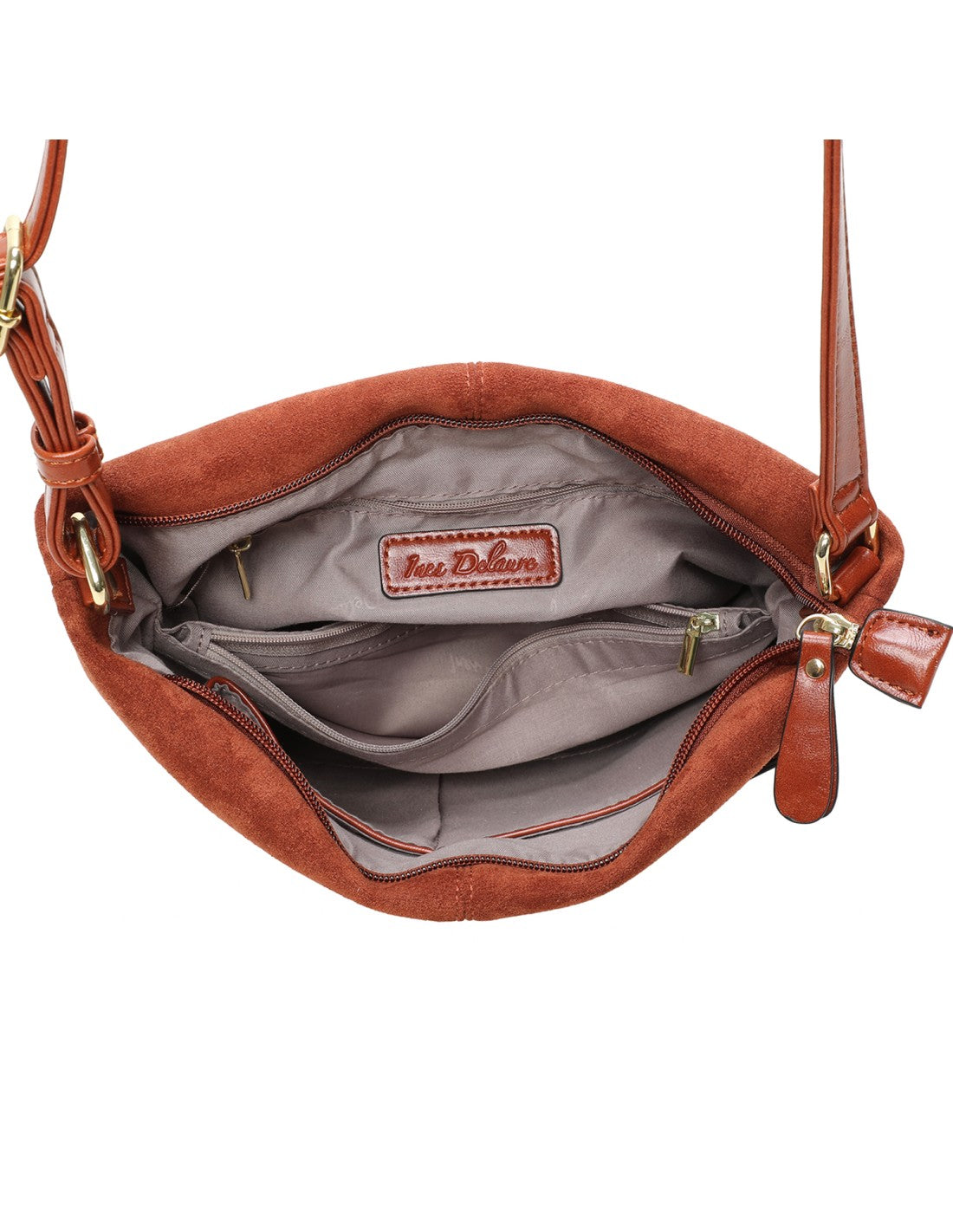 Sac bandoulière camel