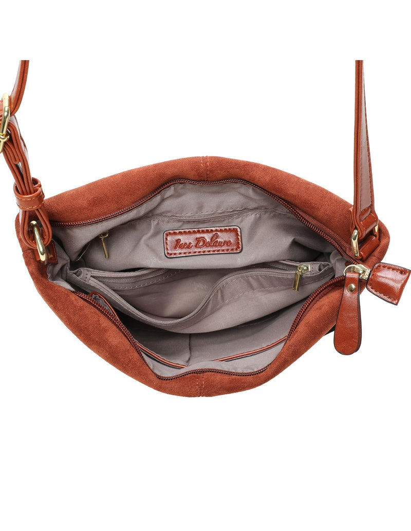 Sac bandoulière camel