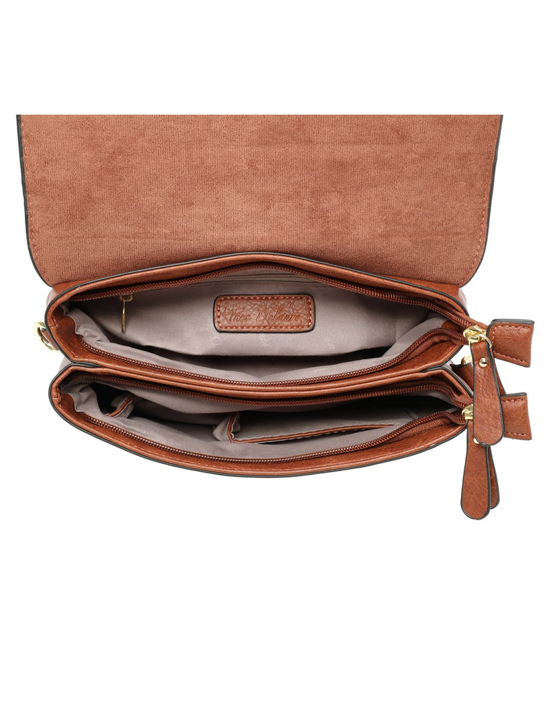 Sac 2 compartiments camel