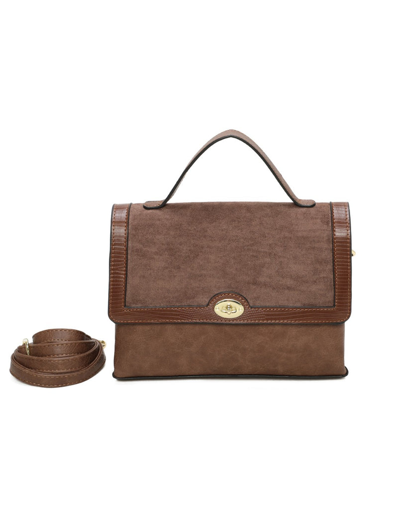 Sac 2 compartiments cappuccino