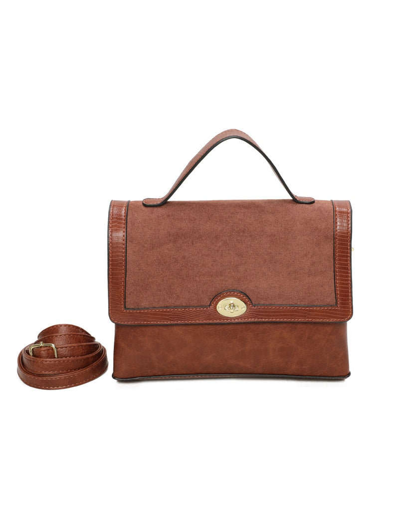 Sac 2 compartiments camel