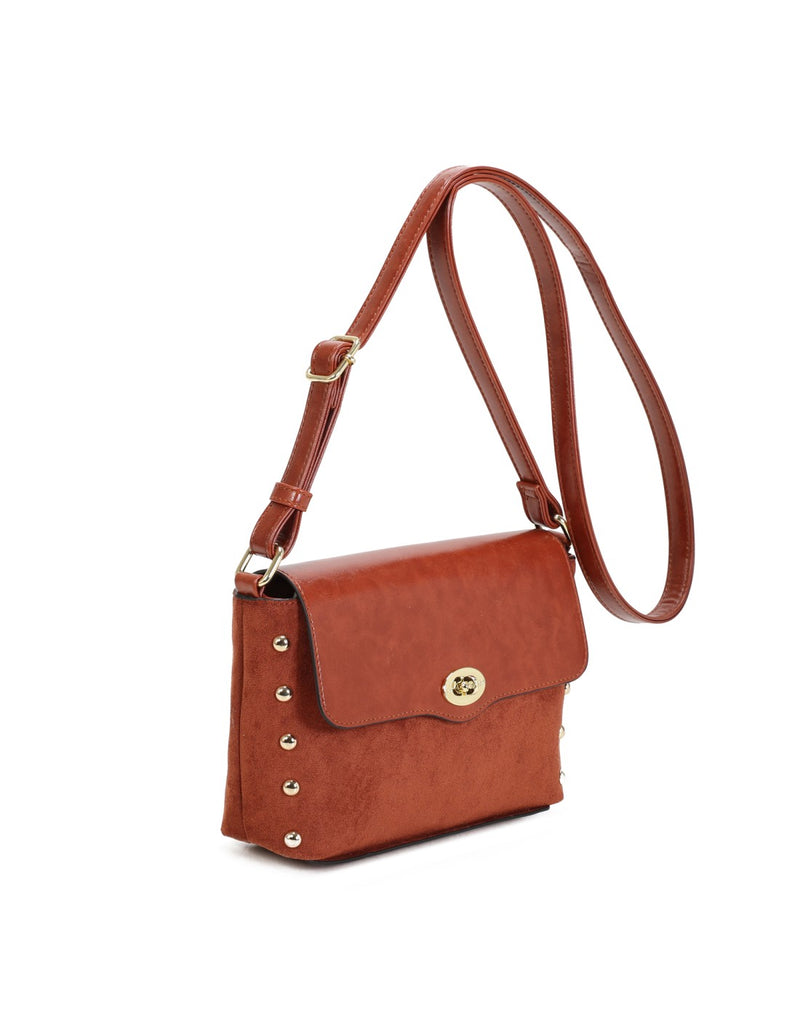 Sac bandoulière camel