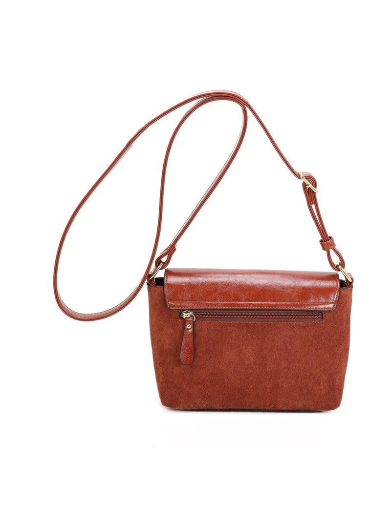 Sac bandoulière camel