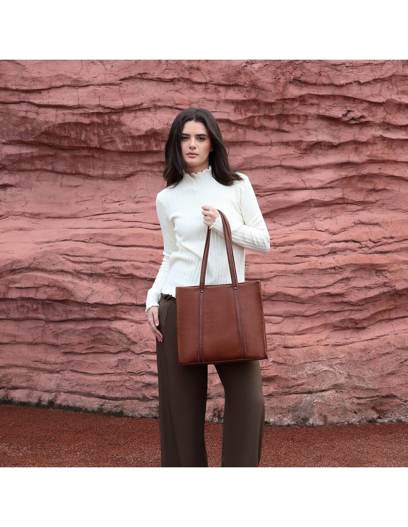 Sac porté épaule camel