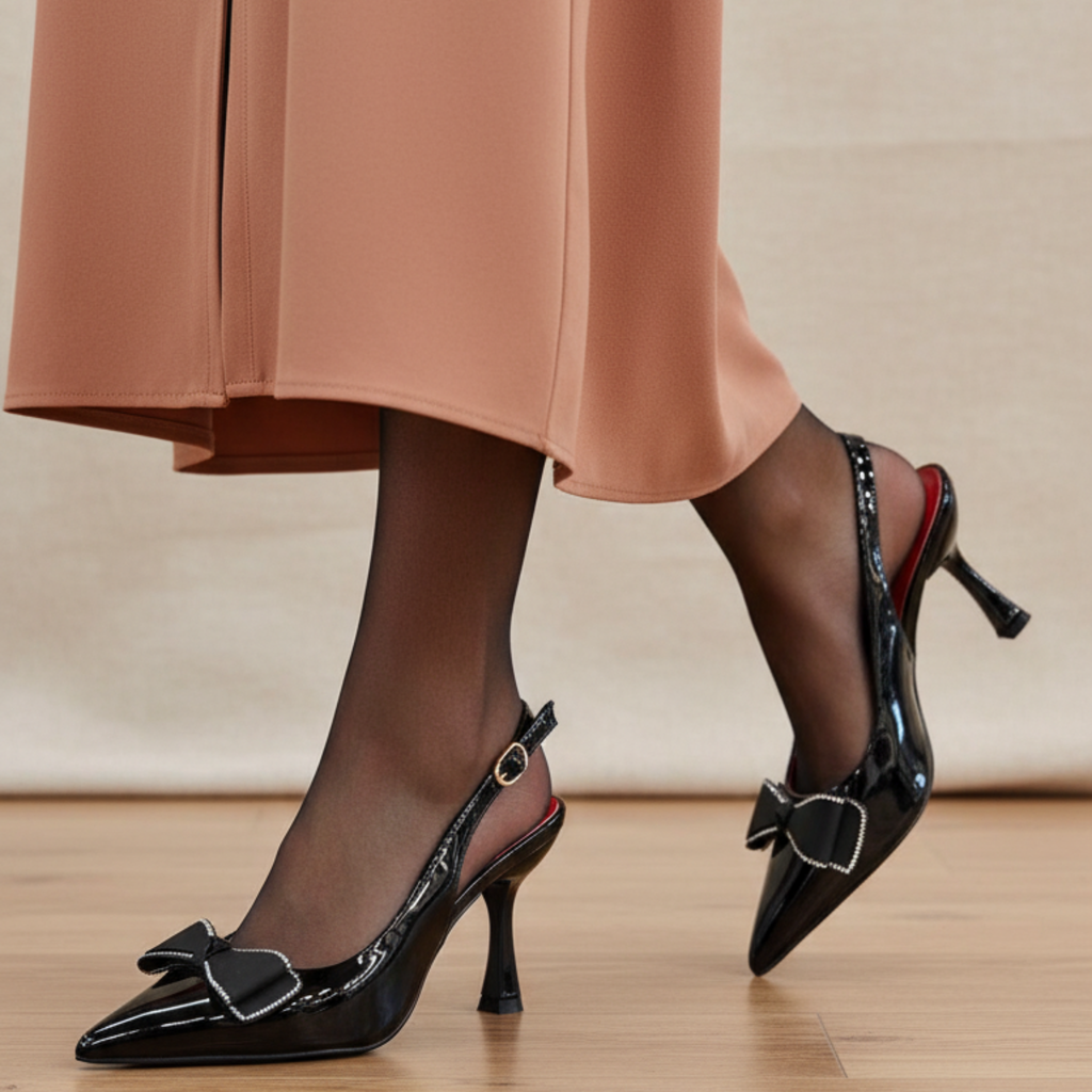 Butterfly Chic – Escarpins noirs