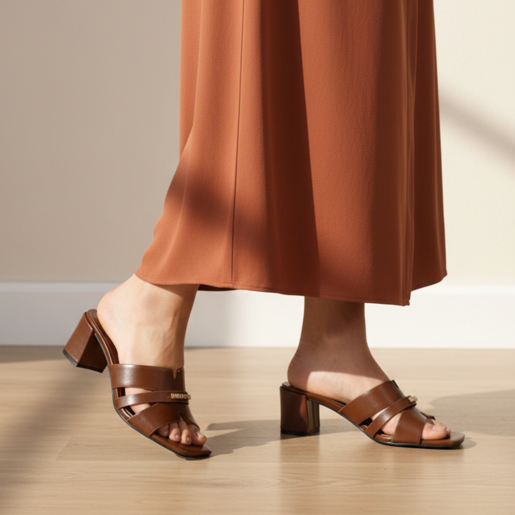 Urban Cross – Mules marron