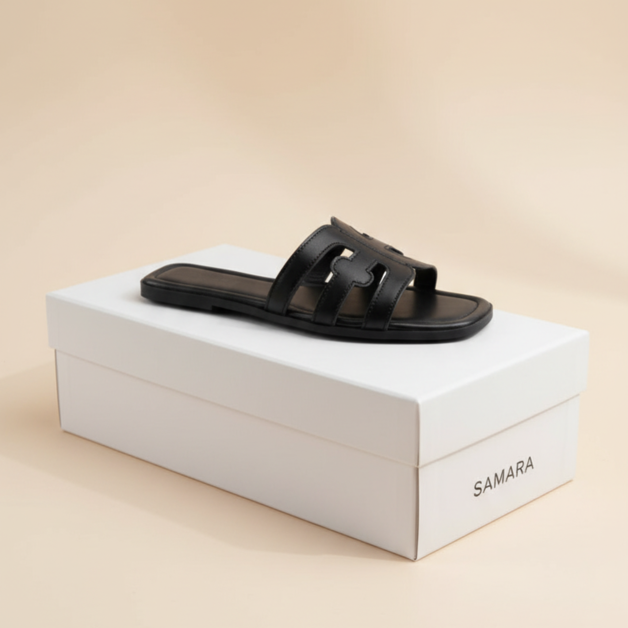 Claquettes Confort – noir