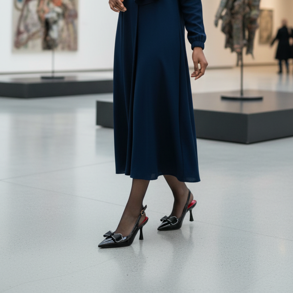 Butterfly Chic – Escarpins noirs