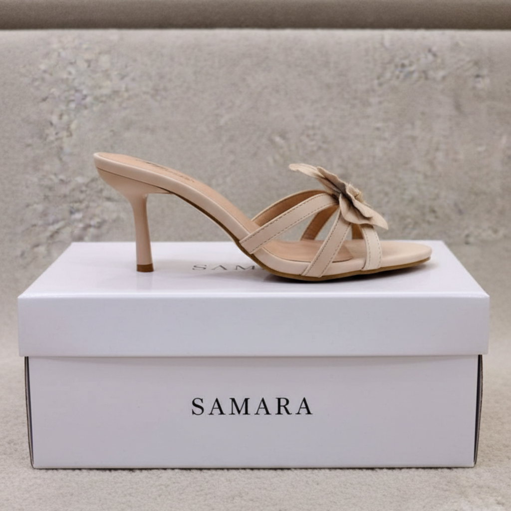 Soft Glam – Mules abricot