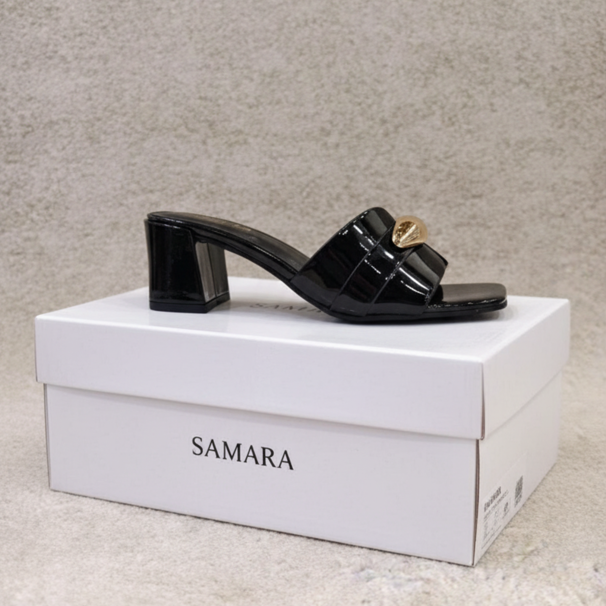 Golden Chic – Mules noir